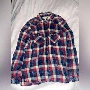Bluenotes Red and Blue Checkered Shirt